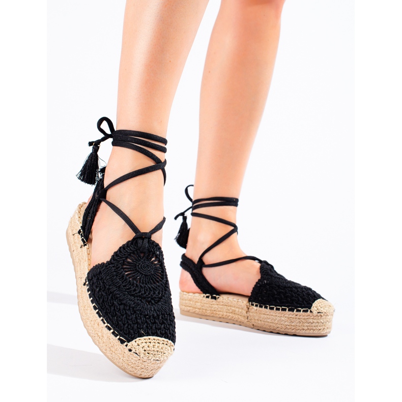 Crne espadrile s platformom od Shelovet boho crna 1