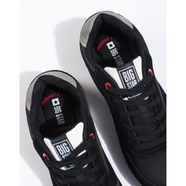 Muške sportske cipele crne Big Star LL174158 Memory pjena crna 1