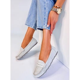 Ženske natikače od brušene kože Anaya Grey siva 2