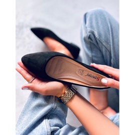 Seastar Balerinke s kožnim Keys crnim umetkom crno 1