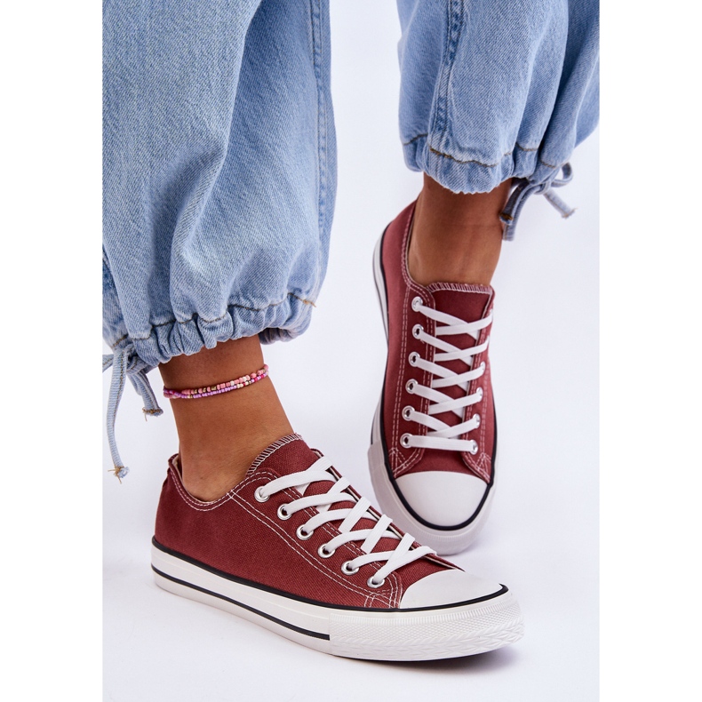 FR1 Ženske klasične niske tenisice smeđe Vegas smeđa 2