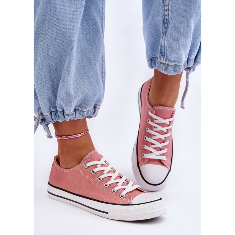 FR1 Ženske klasične niske tenisice tamno ružičaste Vegas ružičasta 2