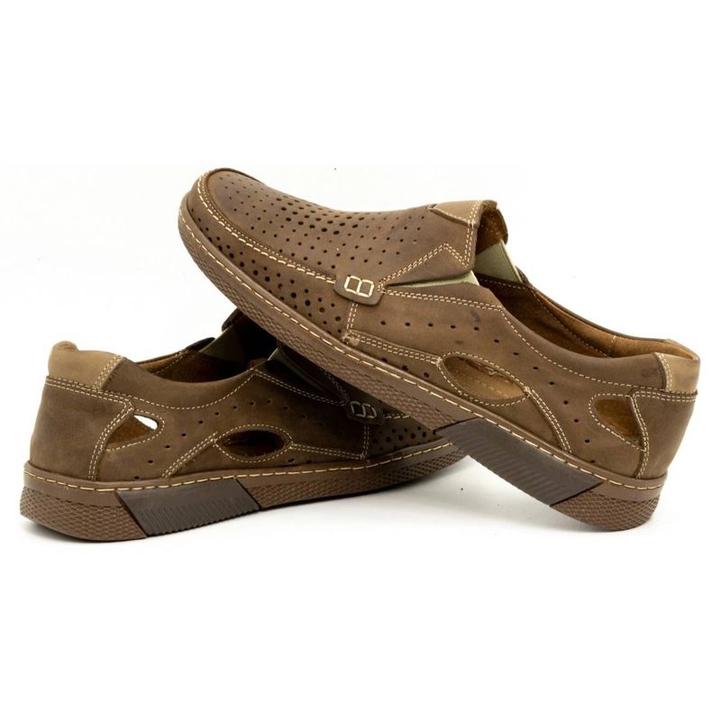 Olivier Kožne muške cipele 937MP smeđe smeđa 4