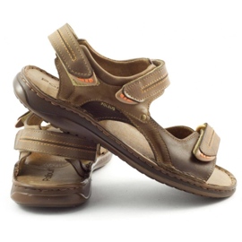 Polbut SA04 smeđe sandale smeđa 1