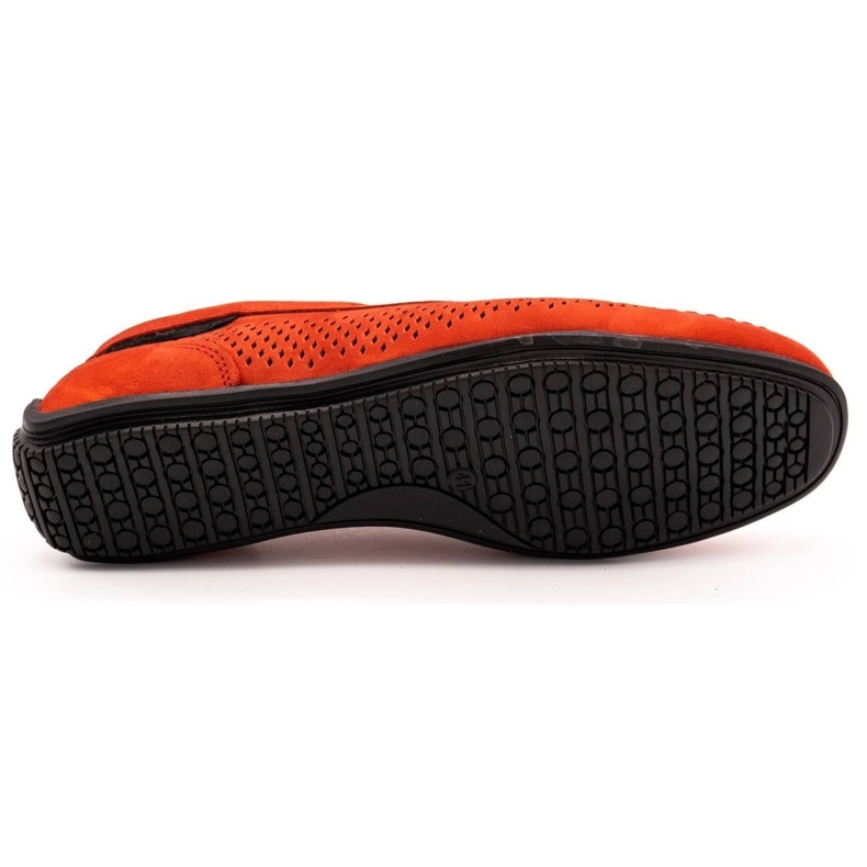 Polbut Muške kožne mokasine 2105P crvene crvena 1