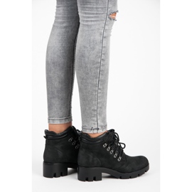 Vinceza Zavezane planinarske cipele crno 1