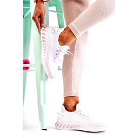 Ženska sportska obuća, materijal, bijela 2