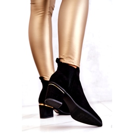 PS1 Crne Helloni antilop ažurne kaubojske čizme crna 1