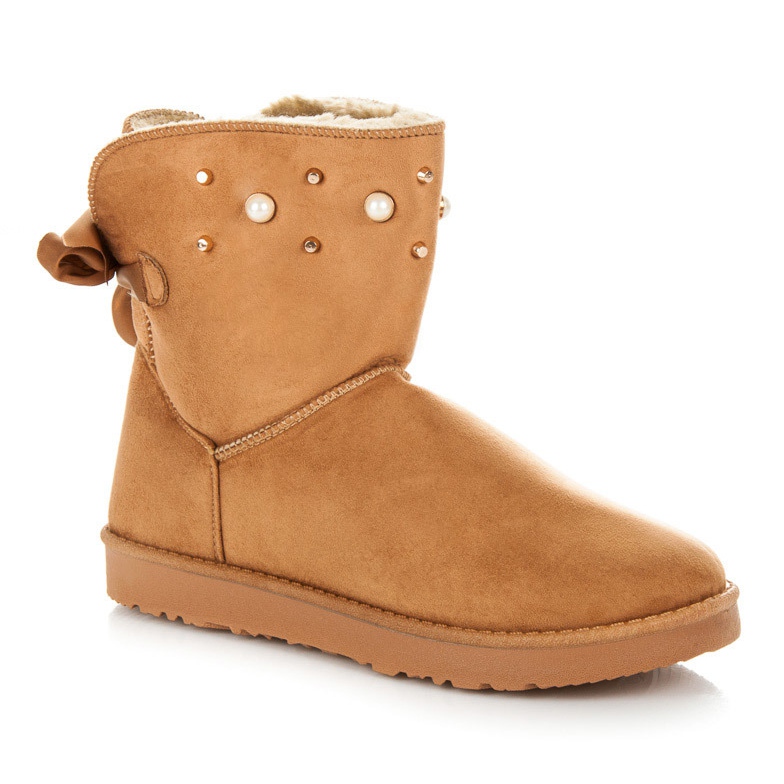 Kylie Mukluki s perlicama smeđa 1