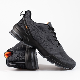 Sive DK muške tekstilne sportske cipele siva 1