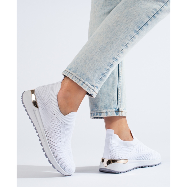 Bijele Shelovet tenisice na klin bijela 2